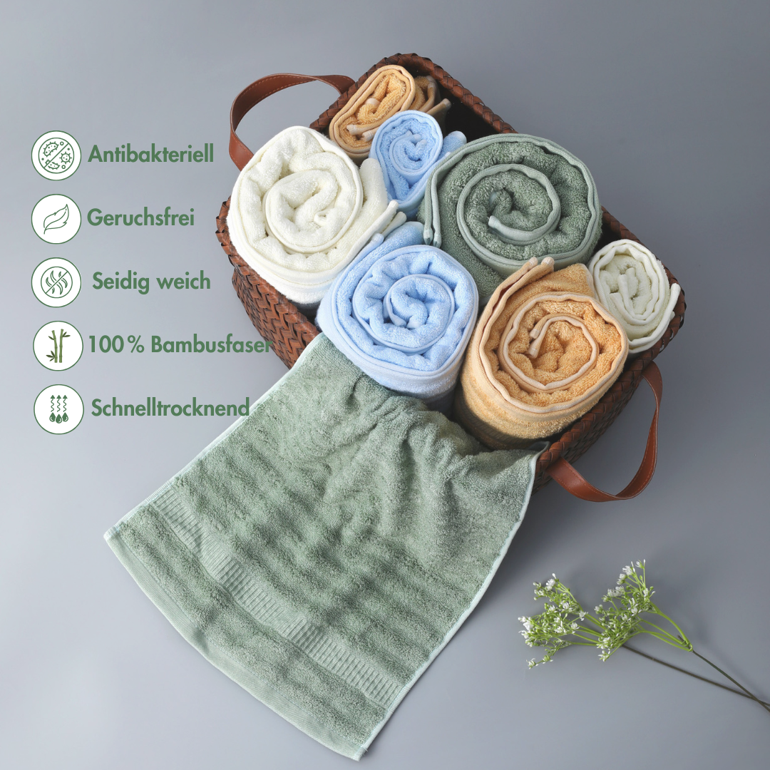 Bio baum wolle oder lyocell handtuch