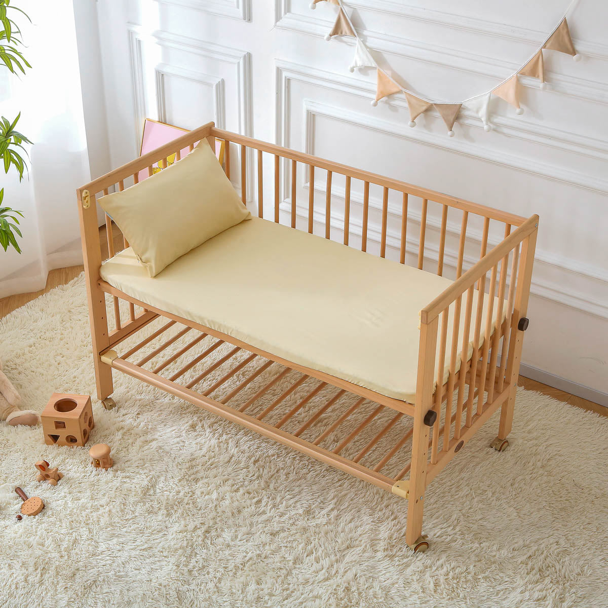 Cream / Lyocell Kinderbettwäsche / 135x200 cm / Beste Wahl für Allergikerkinder