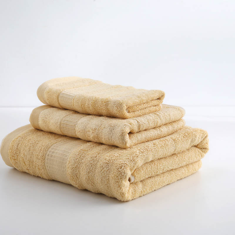 Sandbeige / Antibakterielles Handtuch aus Bambus / Geruchsneutral & perfekt für Sport und Gym