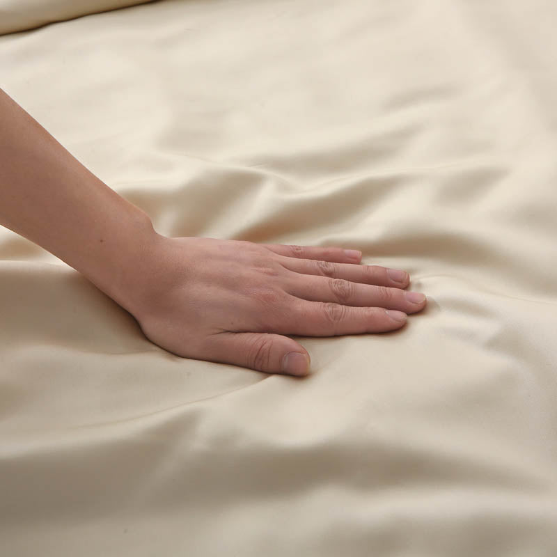 Sandbeige / Lyocell / Spannbettlaken – OEKO-TEX, atmungsaktiv & langlebig