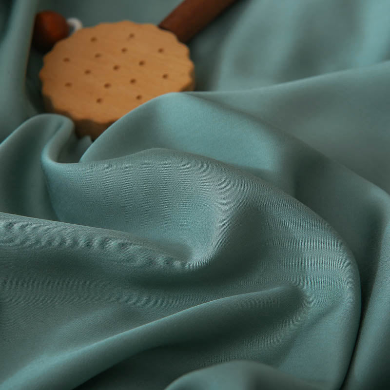 Sage Grün / Bettwäsche-Set für Kinder / 135x200 cm + 80x80 cm / Hautfreundlich & Natürlich