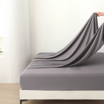 Anthrazit / Lyocell / Bettwäsche Drapierung – fließend, knitterarm & weich