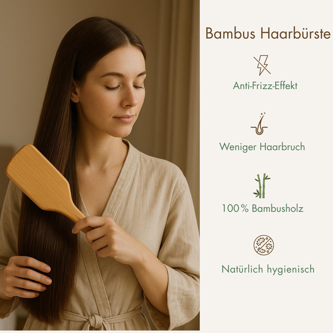 Bambus Haarbürste