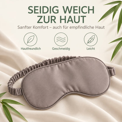 Bambus Lyocell Schlafmaske in Weiß