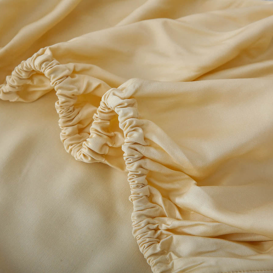 Cream / Spannbettlaken für Baby & Kleinkind / 70x140 cm / Sanft & atmungsaktiv
