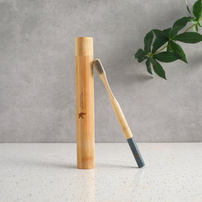 Kohlegrau zahnbürste 