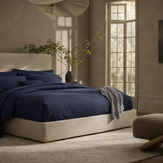 Bettwäsche kühlend / Ideal für heiße Nächte / Bambus Lyocell / Weiß / Luxuriös & leicht