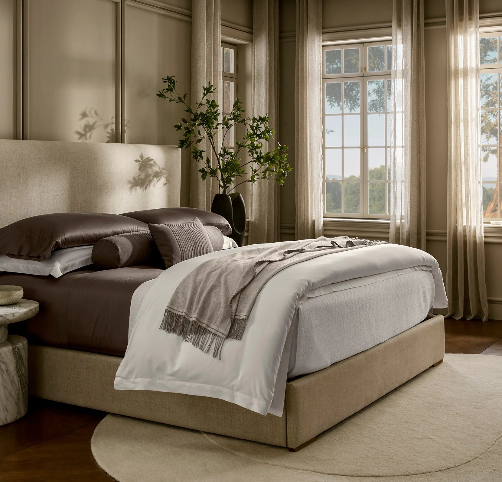 bambus-lyocell-bettwaesche-set-dunkelgruen-135x200-80x40